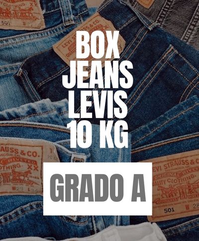 BOX 10KG JEANS LEVI’S GRADO A